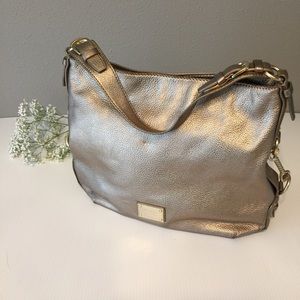 Michael Kors Gold Metallic Leather Purse